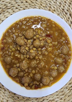 صورة لوصفة كبه بالعدس