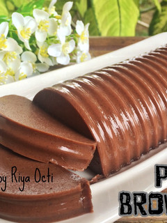 Foto resep Puding Brownies