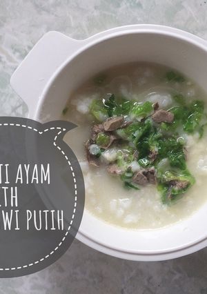 Foto resep NASI ATI AYAM with SAWI PUTIH mpasi 10m+
