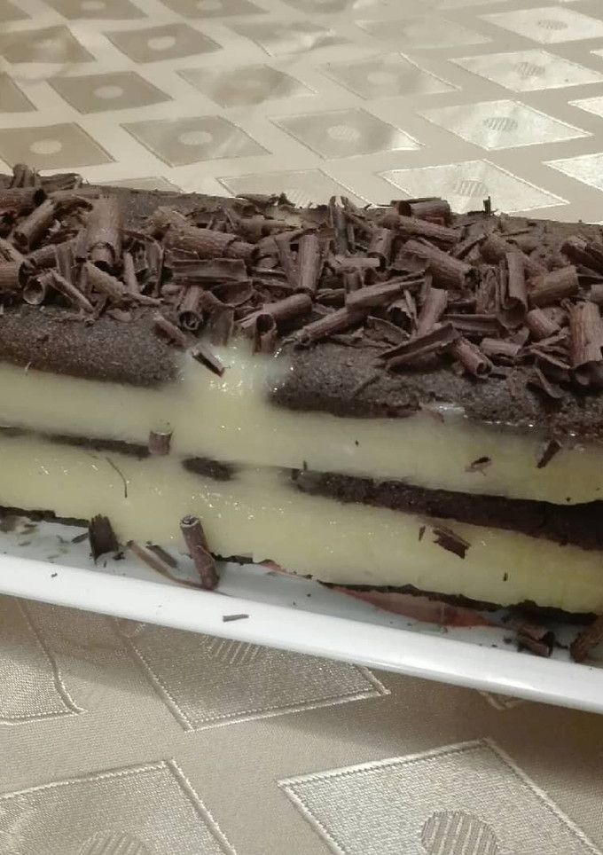Una foto de Postre de vainillas y crema de limón