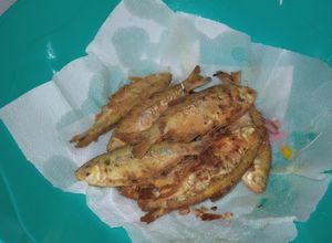 Una foto de Mojarras fritas