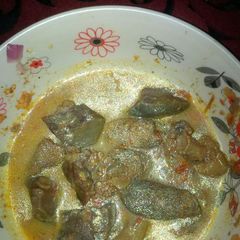 A picture of Offals pepper soup.