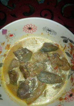 A picture of Offals pepper soup.