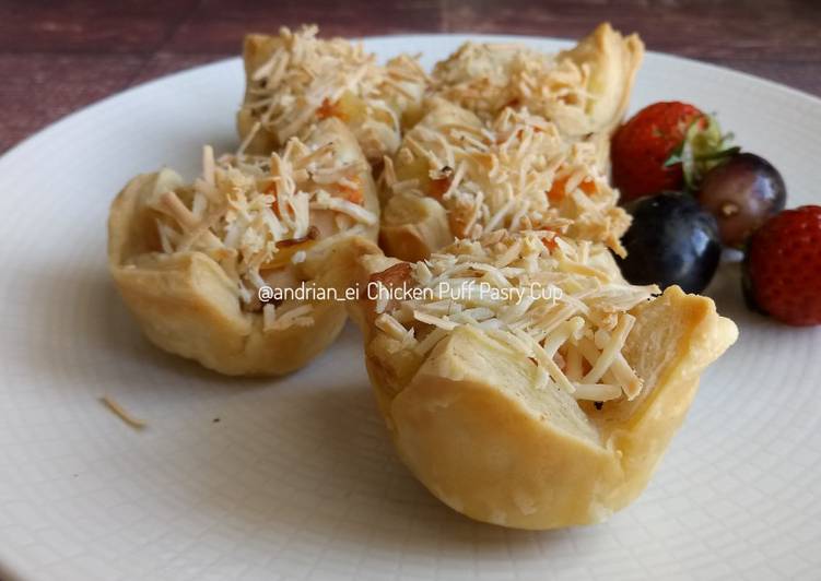 Chicken Puff Pastry Cup