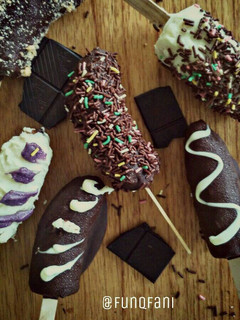 Foto resep Pisang Coklat Lolipop / Chocolate Banana Popcicle