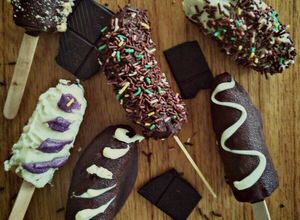 Foto resep Pisang Coklat Lolipop / Chocolate Banana Popcicle