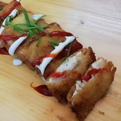 A picture of Crispy box patties.