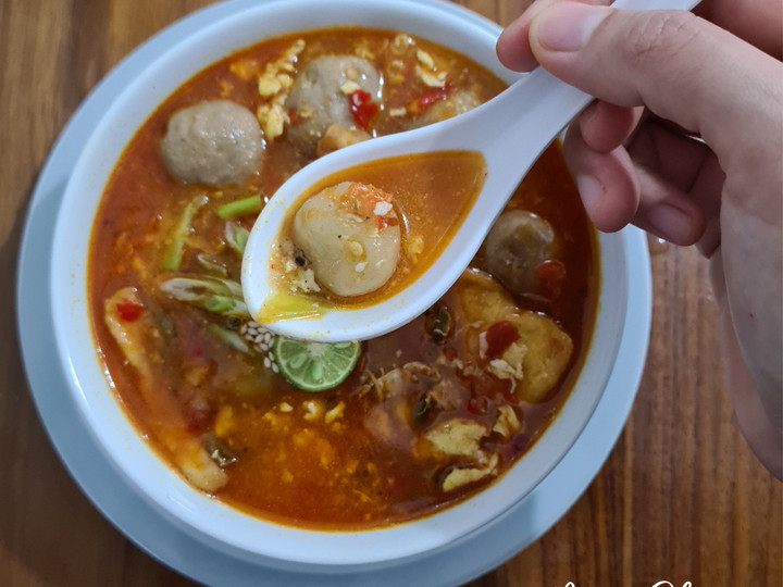 Wajib coba! Resep memasak Cilok Kuah Pedas  sesuai selera