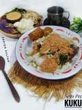 Sego Pecel Kukus