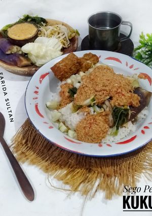 Foto resep Sego Pecel Kukus