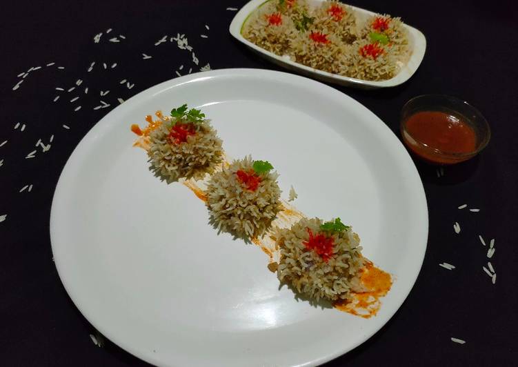 Rice flower dumplings/chawal ke ful