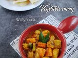 Vegetable curry