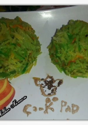 A picture of Green sweet Rice 6 weeks challenge.