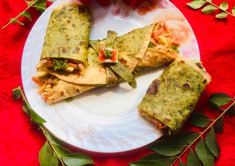 #Double Flavoured Roti Wrap