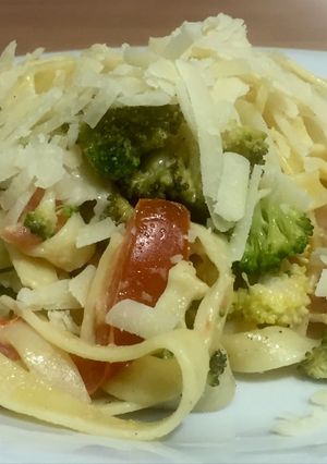 Una foto de Fetuccini Alfredo