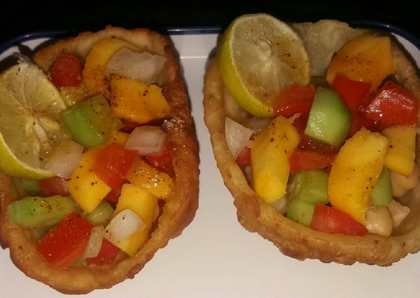 Mango katori chaat