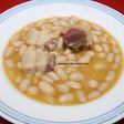 Alubia blanca con jamón
