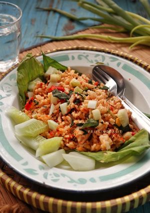 Foto resep Nasi Bakar dari Ikan dan Sambal Sisa