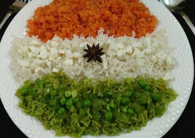 Tiranga Pulao Recipe by DrSwati Verma - Cookpad