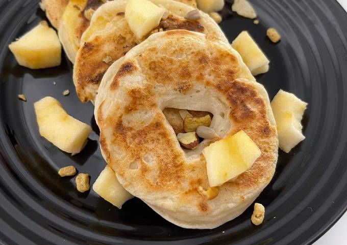 Guide étape par étape pour Préparer  Ultime Pancakes à la pomme vegan