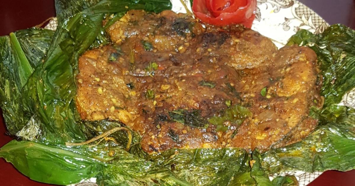 Fish fry with turmeric leaves Recipe by Jhansi Cookpad