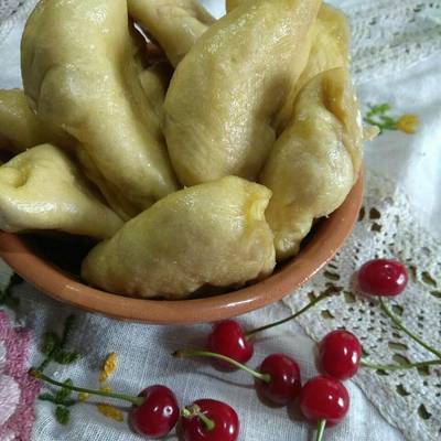 Домашние вареники с вишней, на пару!