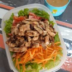 รูปของ Chicken teriyaki salad