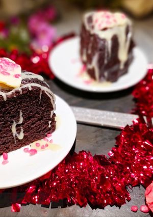 Una foto de El Perfecto Bundt Cake de Chocolate para San Valentín