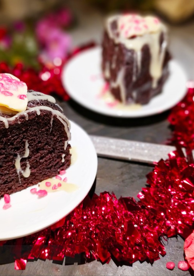 Una foto de El Perfecto Bundt Cake de Chocolate para San Valentín