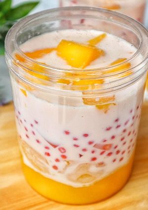 Foto resep MANGO SAGO DESSERT CUP | Seger & Lembut Banget
