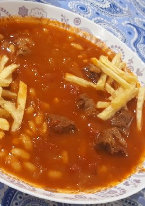 عکسی از دستور خورشت لوبیا سفید