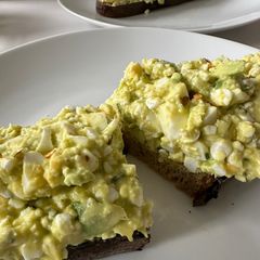 A picture of Avocado Egg Salad Toast.