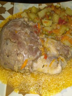 Una foto de Carrillada de cerdo estofada