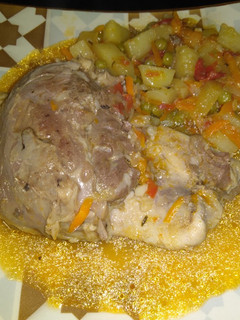 Una foto de Carrillada de cerdo estofada