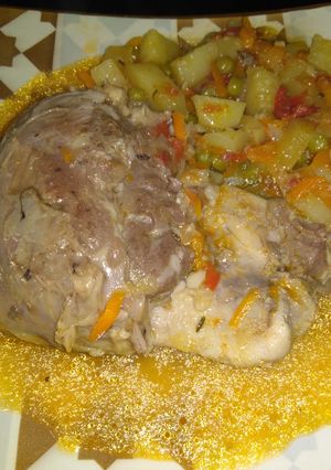 Una foto de Carrillada de cerdo estofada