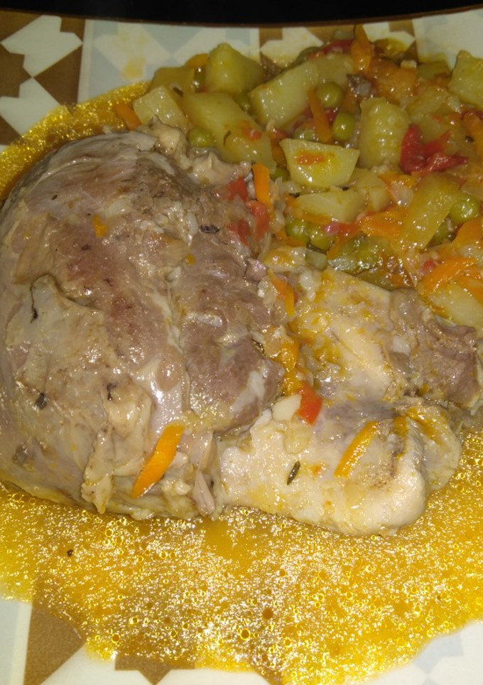 Una foto de Carrillada de cerdo estofada