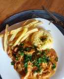Strogonoff de pollo