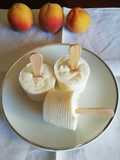 Yogurt gelato alla pesca senza gelatiera