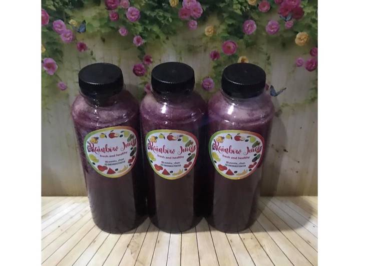 Langkah Mudah untuk Menyiapkan Diet Juice Kale Lettuce Dragon Fruit Lime Pear yang Lezat Sekali