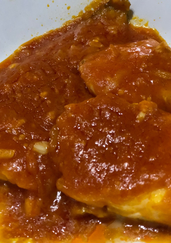 Una foto de Bacalao con tomate