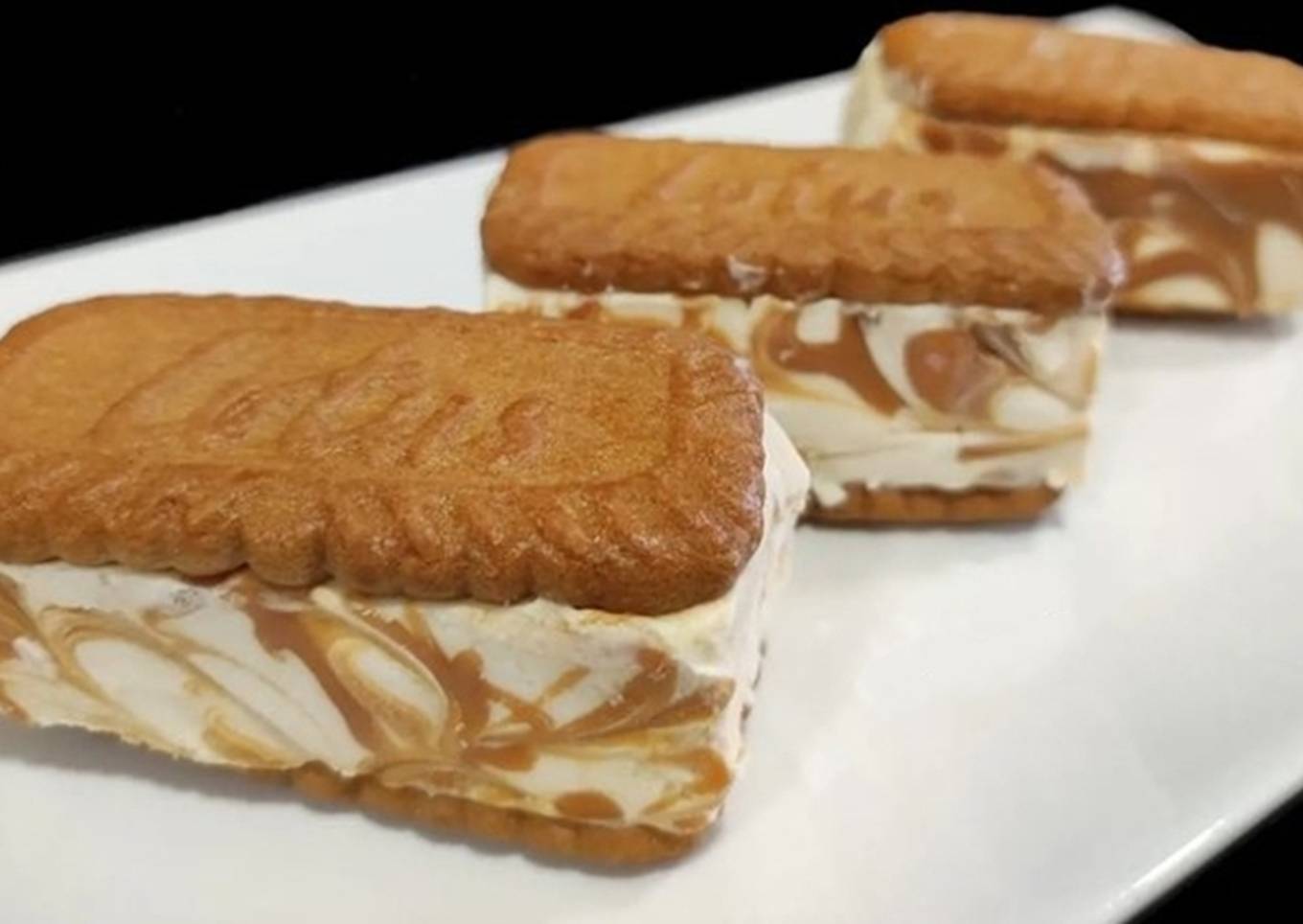 Sándwich Helado de Lotus 🍦🍪