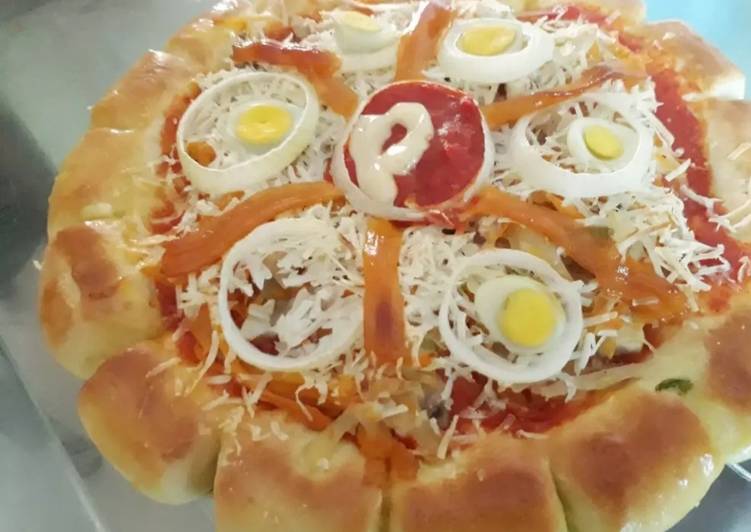 Langkah Mudah untuk Membuat Pizza homemade lembut Anti Gagal