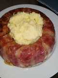 Pastel de carne con bacon