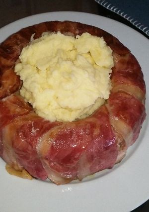 Una foto de Pastel de carne con bacon