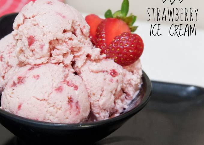 Resep Es Krim Strawberry Creamy Banget Oleh Dapur Nyess Cookpad 1603