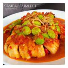 A picture of Sambal Cumi Pete.