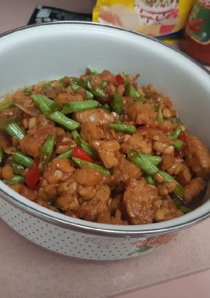 Foto resep Tumis buncis tempe kecap
