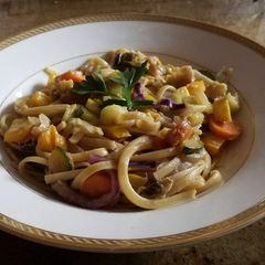 A picture of Thai Pasta Salad.