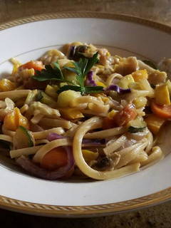 A picture of Thai Pasta Salad.