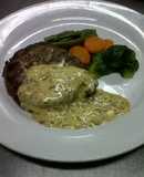 Entrecote grillé c/ salsa bearnesa y verduras braseadas